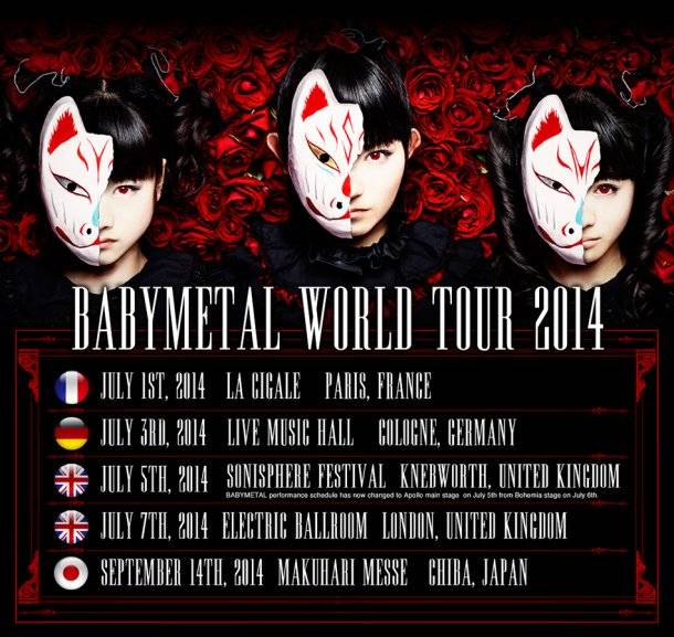 babymetal us tour 2014