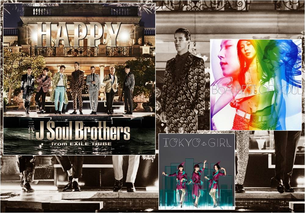 BoA, Sandaime J Soul Brothers, EXILE THE SECOND, AAA, Perfume , Hoshino Gen, Sukima Switch, back number, Anly, Green Boys
